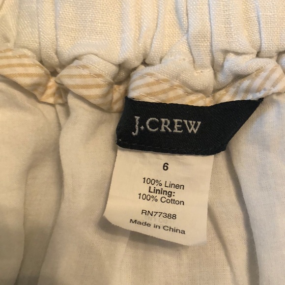 J. Crew White Mini Skater Skirt Size 6 - Picture 3 of 5